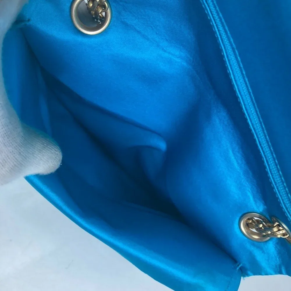 CHANEL Blue Shoulder Bag